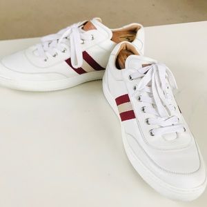 bally oriano leather sneakers